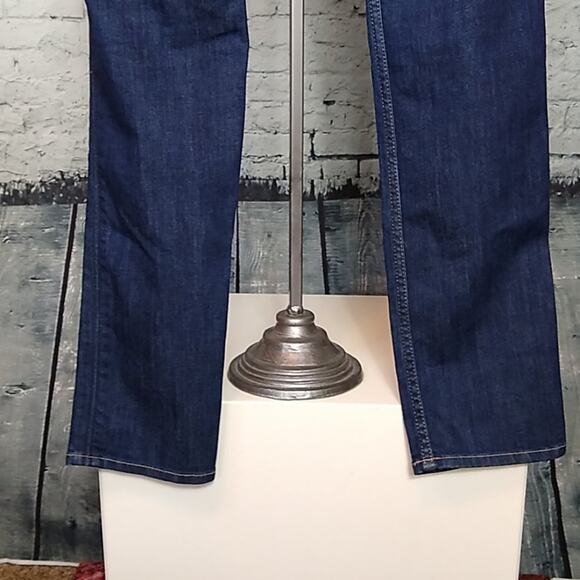 Hudson Collin Flap Waist Size 27 Dark Wash Distressed Skinny Jean - Picture 11 of 16